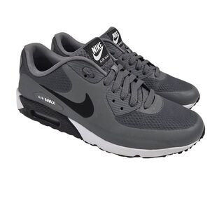 Nike Air Max 90 G Golf Cleats Smoke Grey-Black-White CU9978-001 Size 10.5